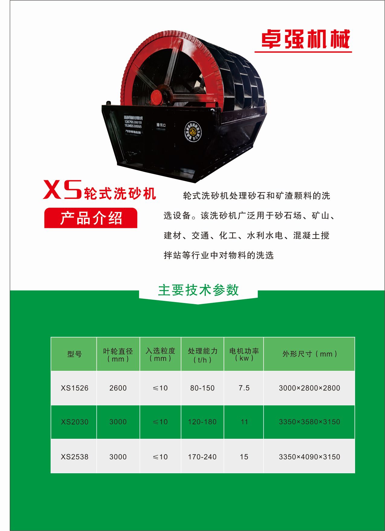輪式洗沙機